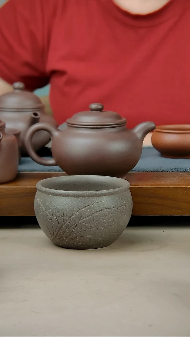 茶壶紫砂随**安200掇只底槽清加一个杯子