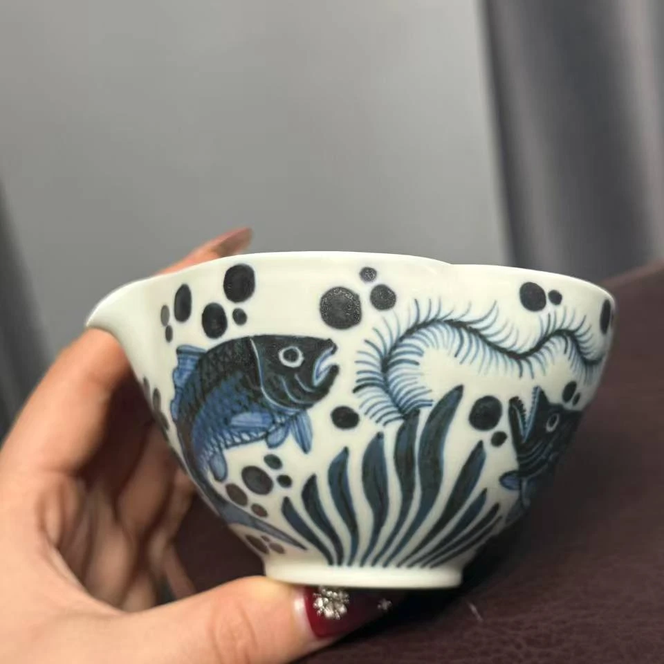 微瑕福利鱼藻公道杯