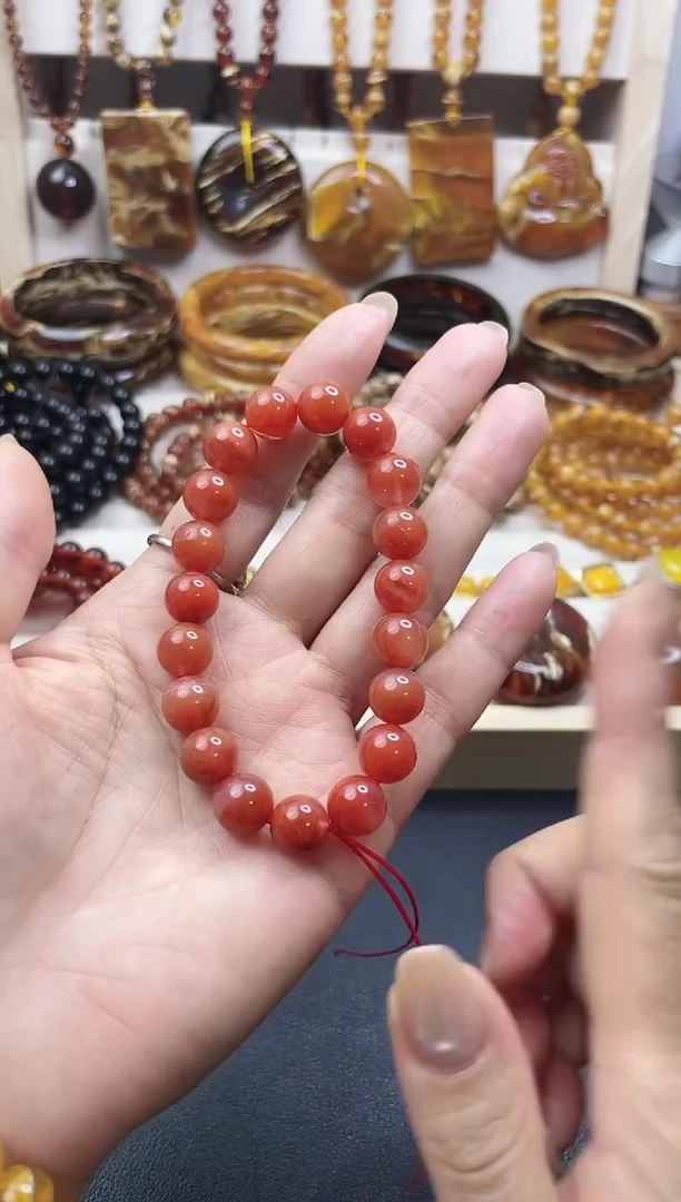 未镶嵌手链南红玛瑙卡9+单圈微瑕