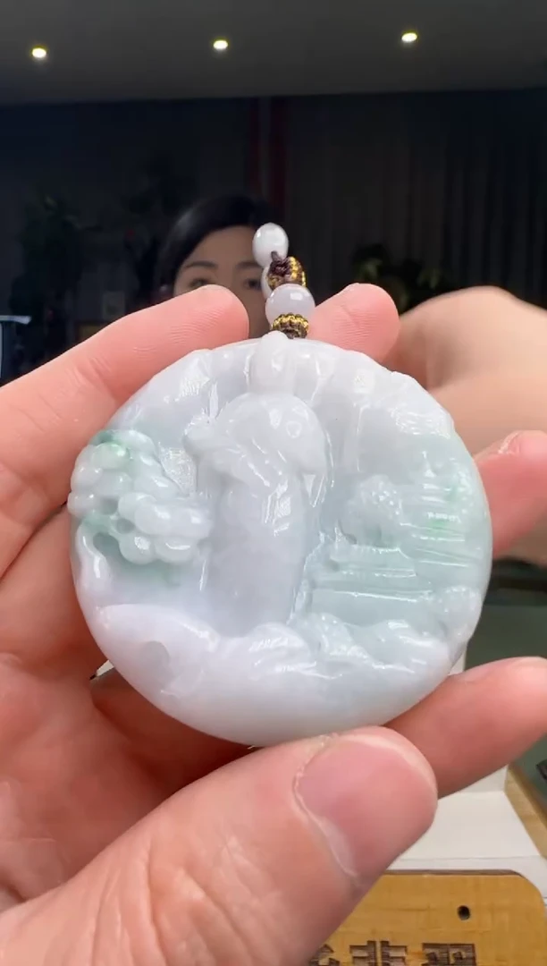 【闪购商品】翡翠吊坠(赠链)未镶嵌多样性发一DY@@60B7J11771E