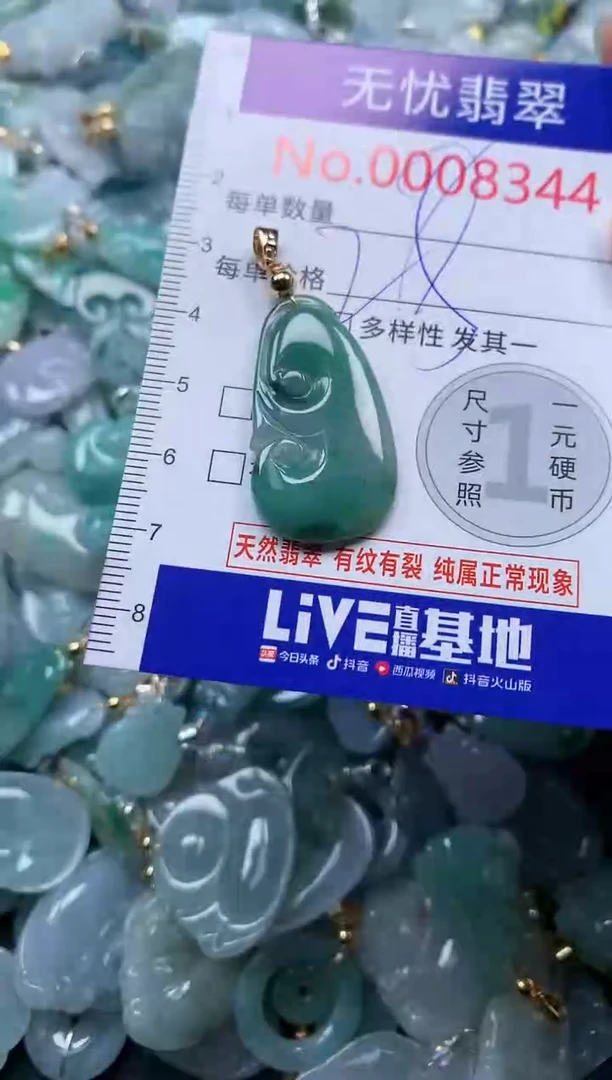 颈饰未镶嵌翡翠8344