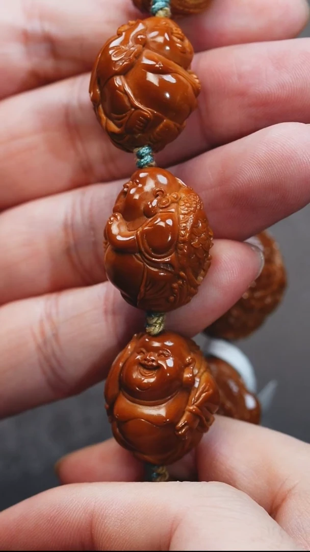 手串/手链橄榄核忧**豆瑞兽弥勒