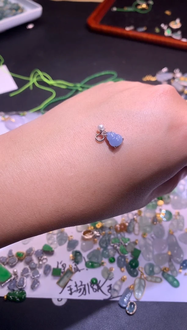 【闪购商品】翡翠吊坠(不含链)银S925镶嵌1