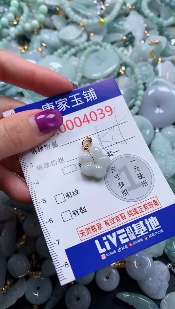 颈饰未镶嵌翡翠4039