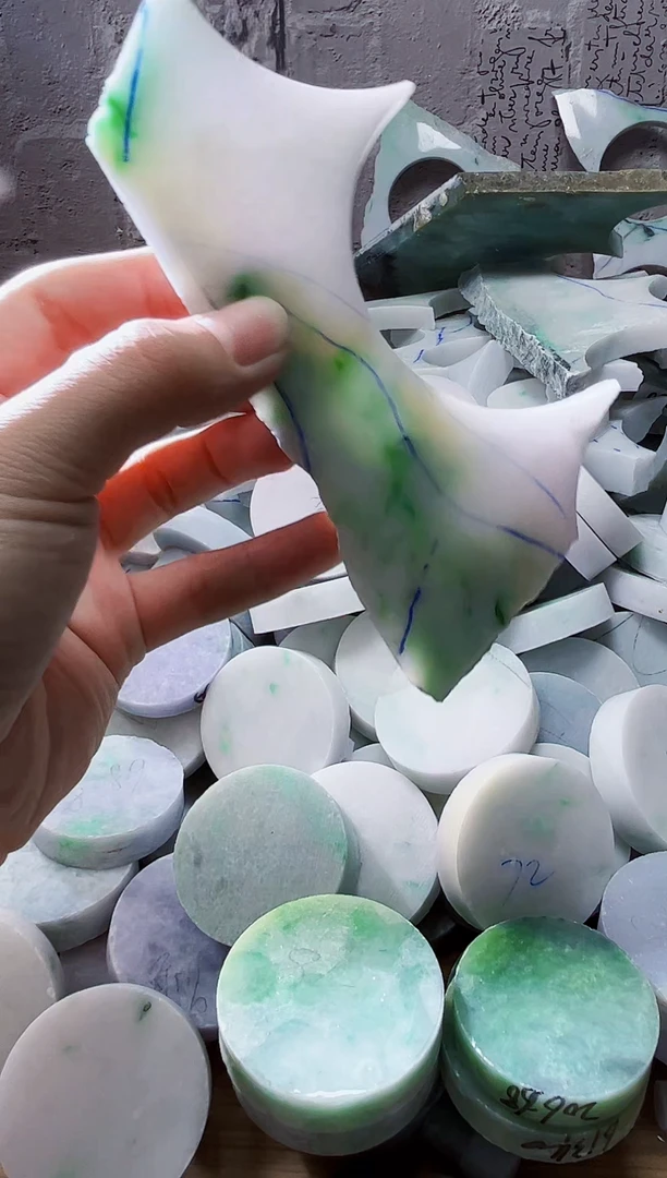 裸石翡翠天然翡翠A货451