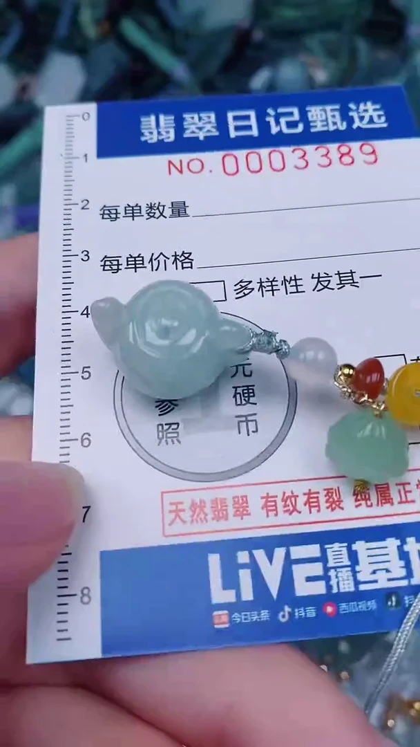 翡翠未镶嵌颈饰00003389
