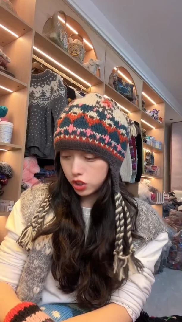 羊毛百羊毛护耳帽