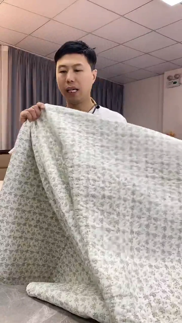 棉140cm*180cm 绿莺草