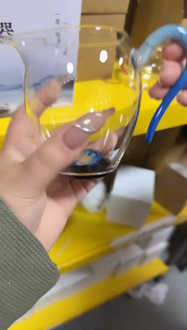 凤玉蓝花怡然公道杯