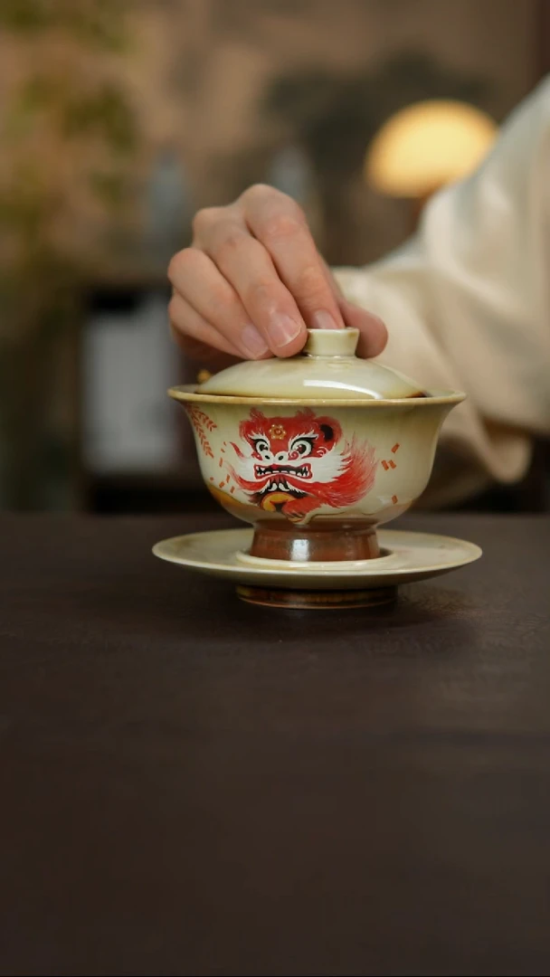 杯景德镇陶瓷杯碗柴烧多人