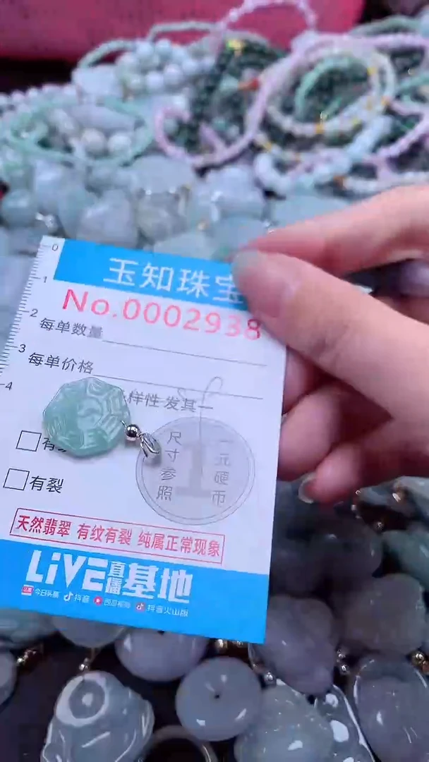 翡翠未镶嵌吊坠(不含链)2938