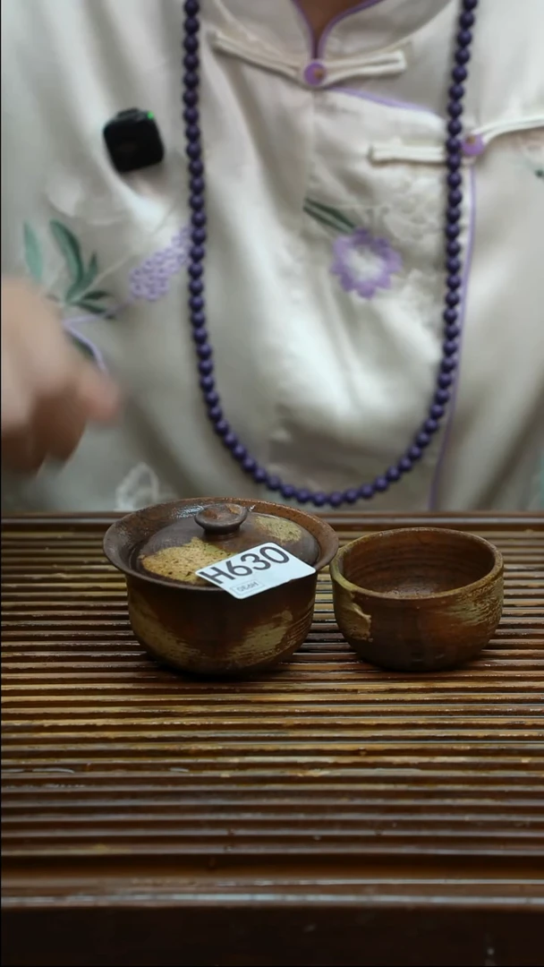 万古烧粗陶手工茶具