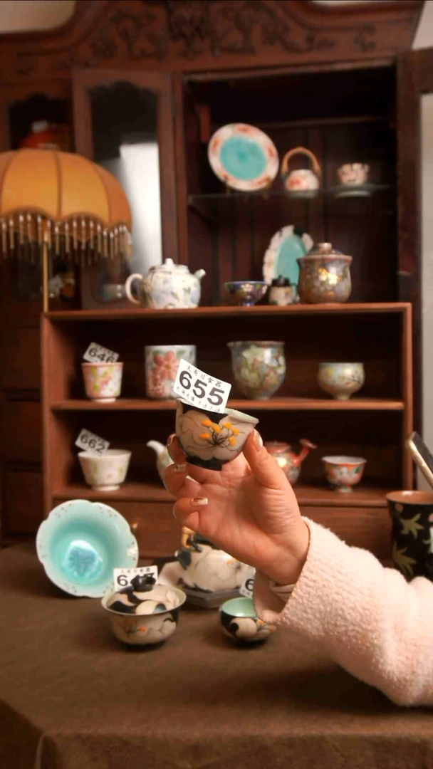 【闪购商品】杯丘野纯手工陶瓷杯655号