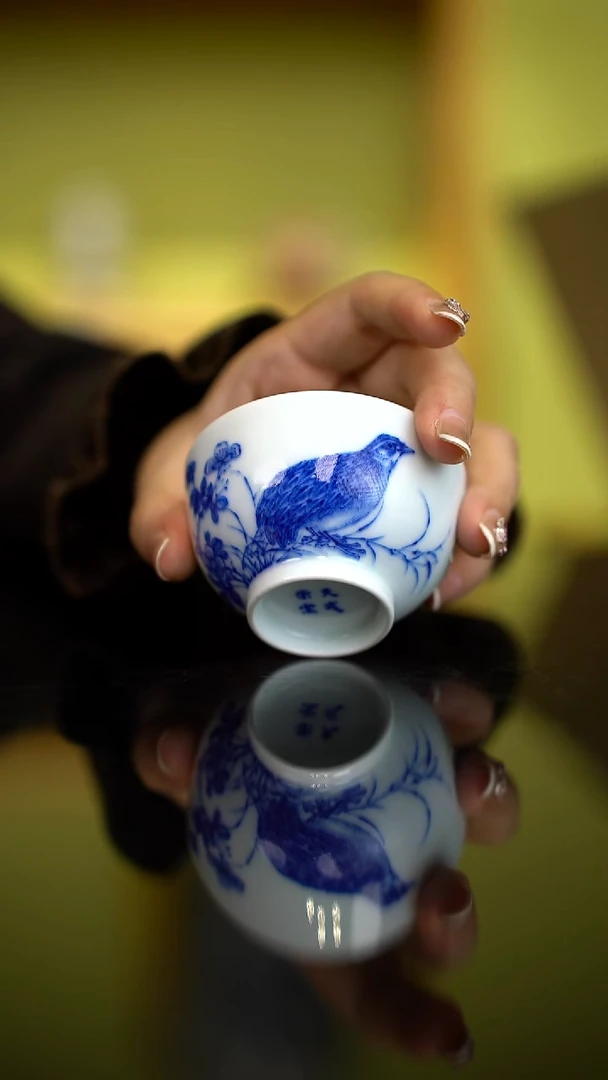 景德镇手工手绘陶瓷杯
