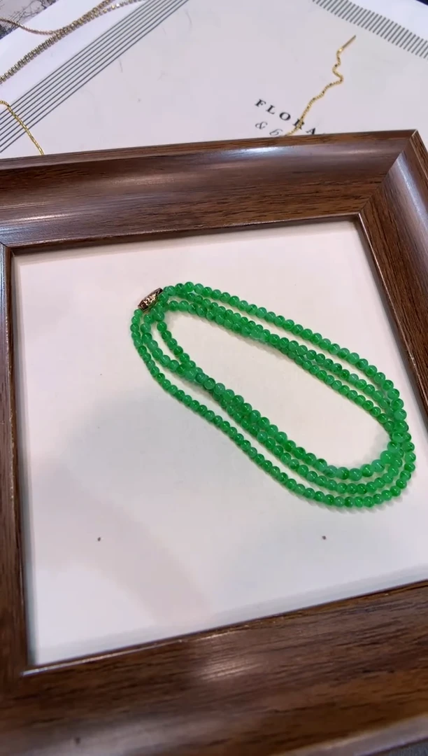未镶嵌手串翡翠长串