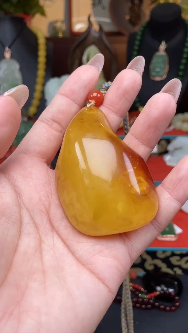 未镶嵌颈饰蜜蜡吊坠sm45