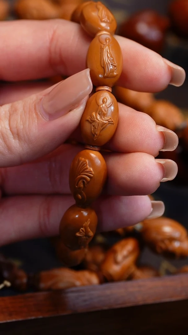 【闪购商品】橄榄核吊坠苏工橄榄核