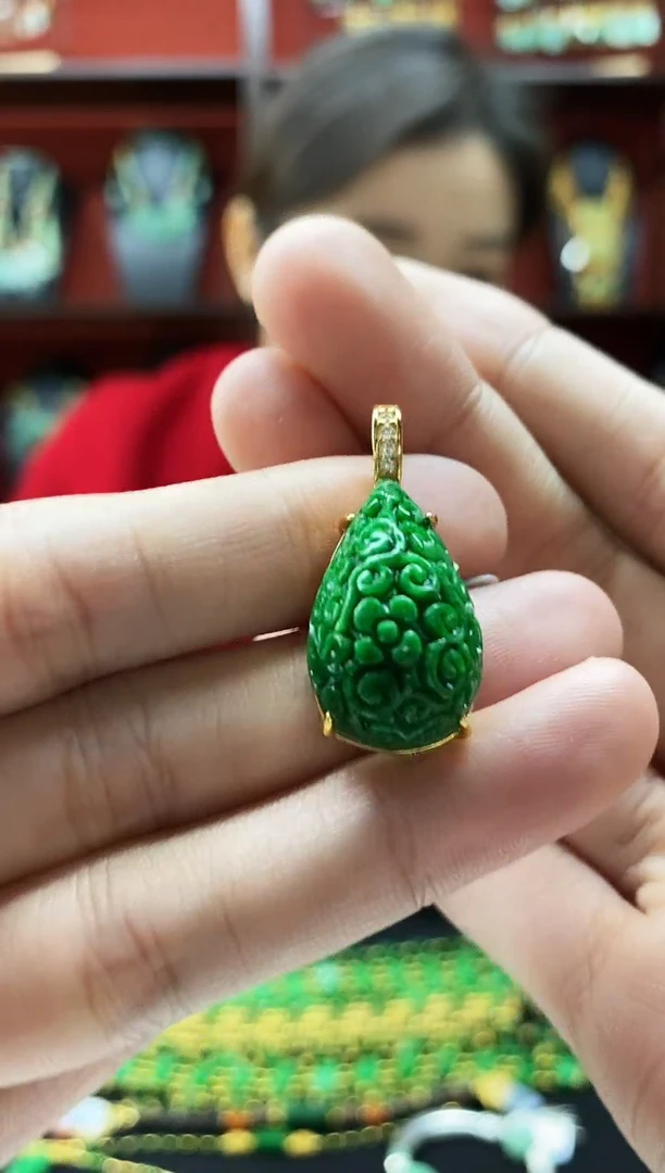 颈饰未镶嵌翡翠翡翠吊坠