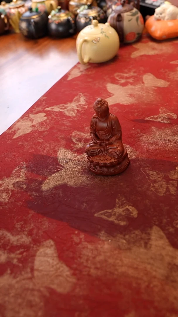 茶壶紫砂红泥观世音菩萨