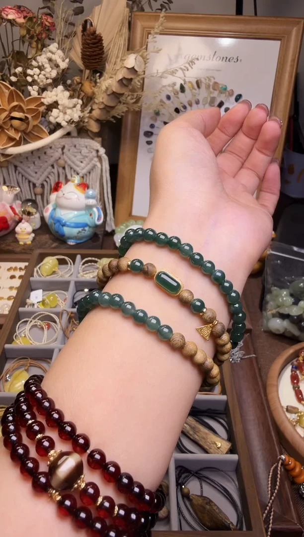 水晶摆件未镶嵌珠链