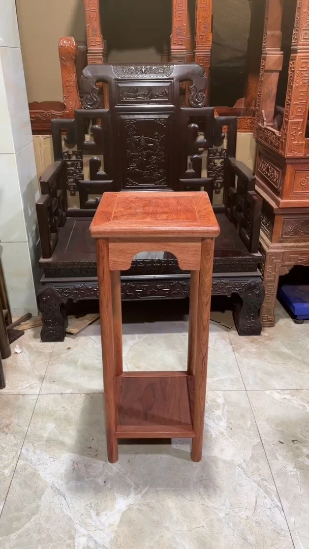 花梨木类成套家具花梨木80高花架