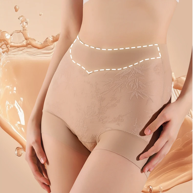 9518XC（80-160）新款女士塑形收腹提臀内裤高弹三角裤短裤
