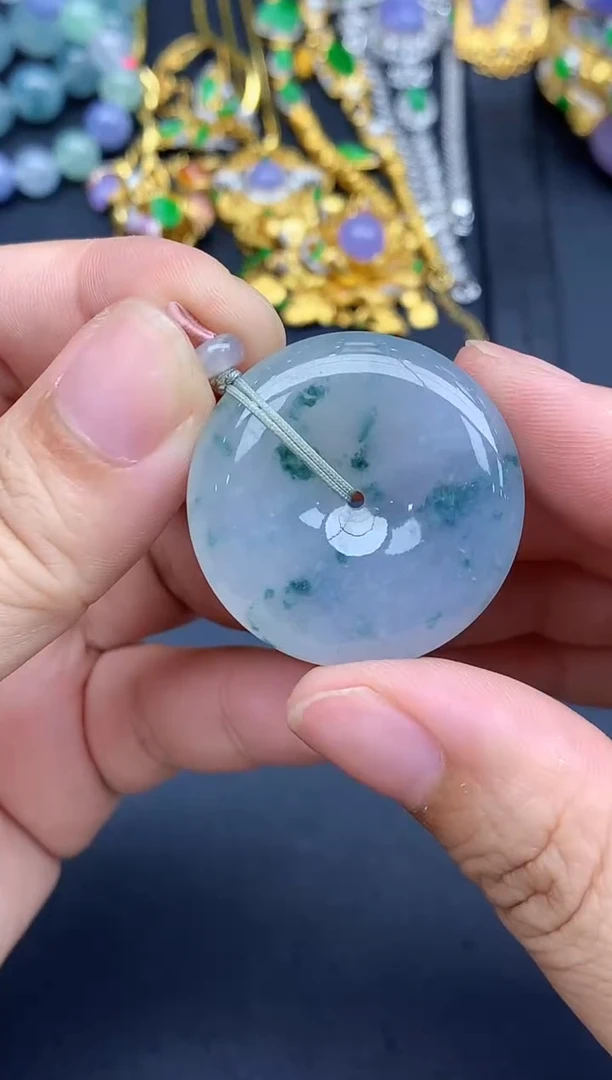 颈饰未镶嵌翡翠360-春日珠宝