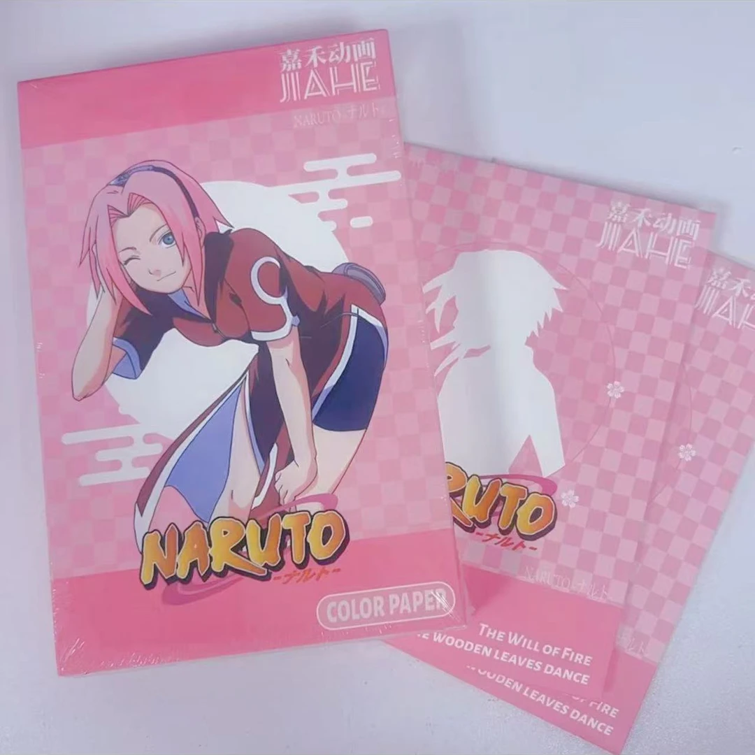 二创 嘉禾文创火影忍者色纸 收藏类盲盒代拆不退不换