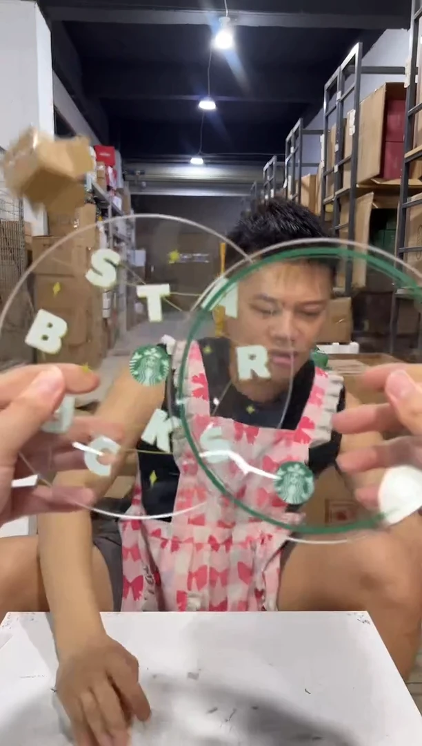 瓷片星爸爸玻璃盘2件套