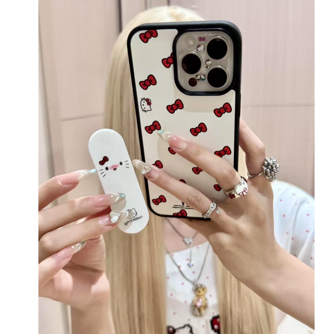 诚星泽满屏红蝴蝶结适用苹果16/15/14/13/12新款iPhone11手机壳XR