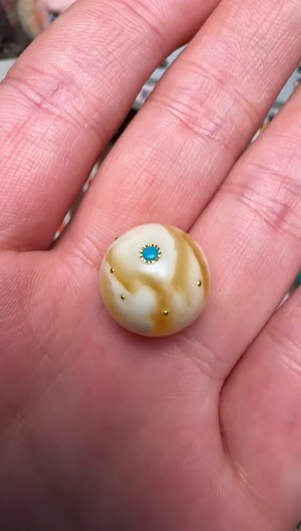 【闪购商品】蜜蜡颈饰未镶嵌蜜蜡星球珠16mm