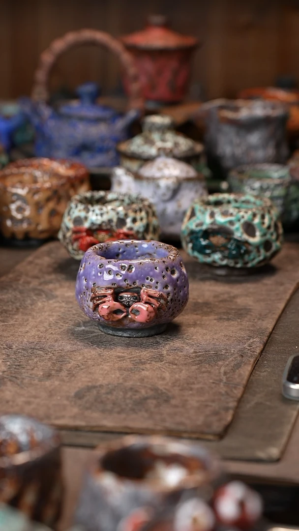 【闪购商品】景德镇柴烧志野杯