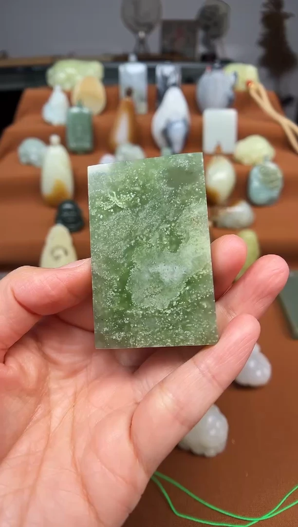 颈饰未镶嵌和田玉平安牌