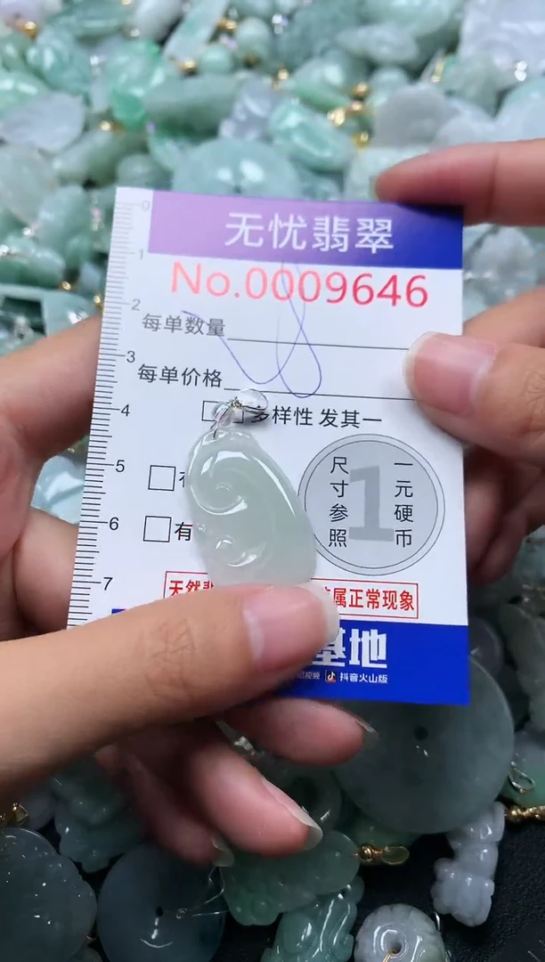 颈饰未镶嵌翡翠9646