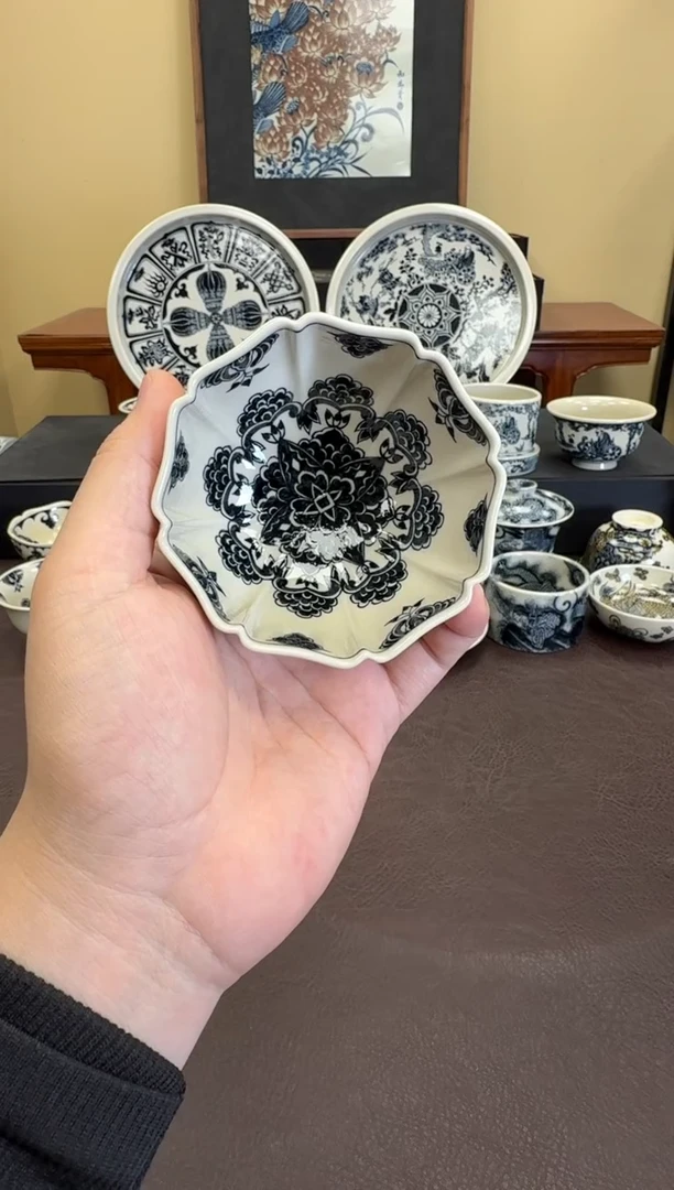 二号釉星空宝相八方杯