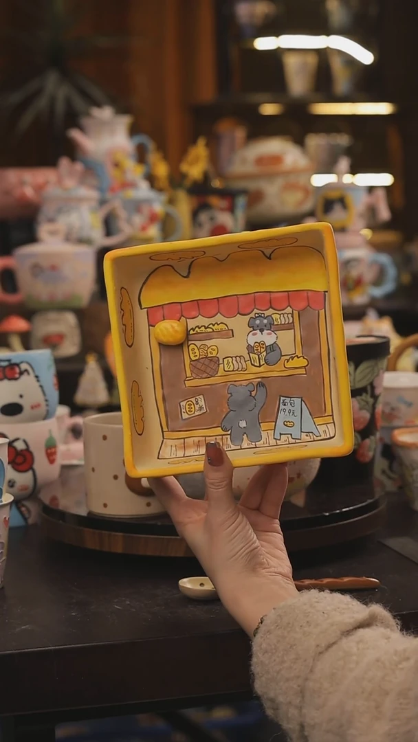 景德镇釉下彩绘设计师款式陶瓷