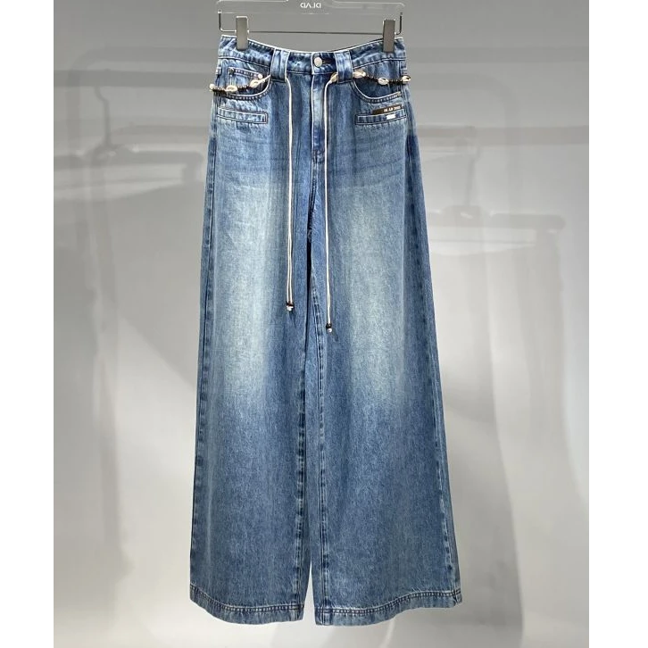 【达人专属】DI.AD高腰直筒阔腿裤带腰带DA521206N0