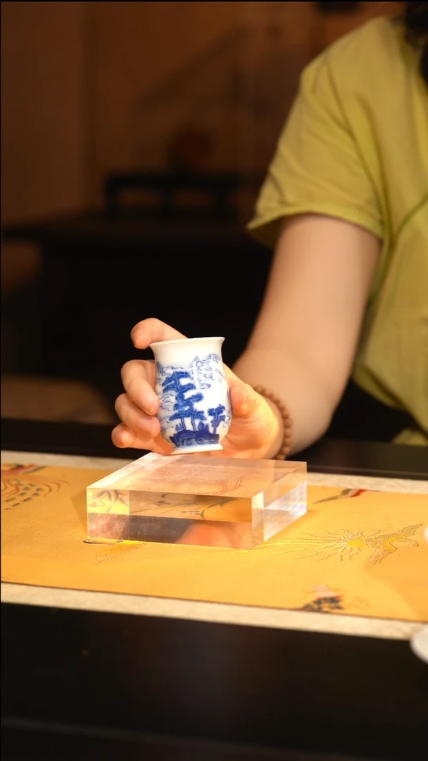 L红丰窑观瀑图闻香杯L红丰窑观瀑图闻香杯