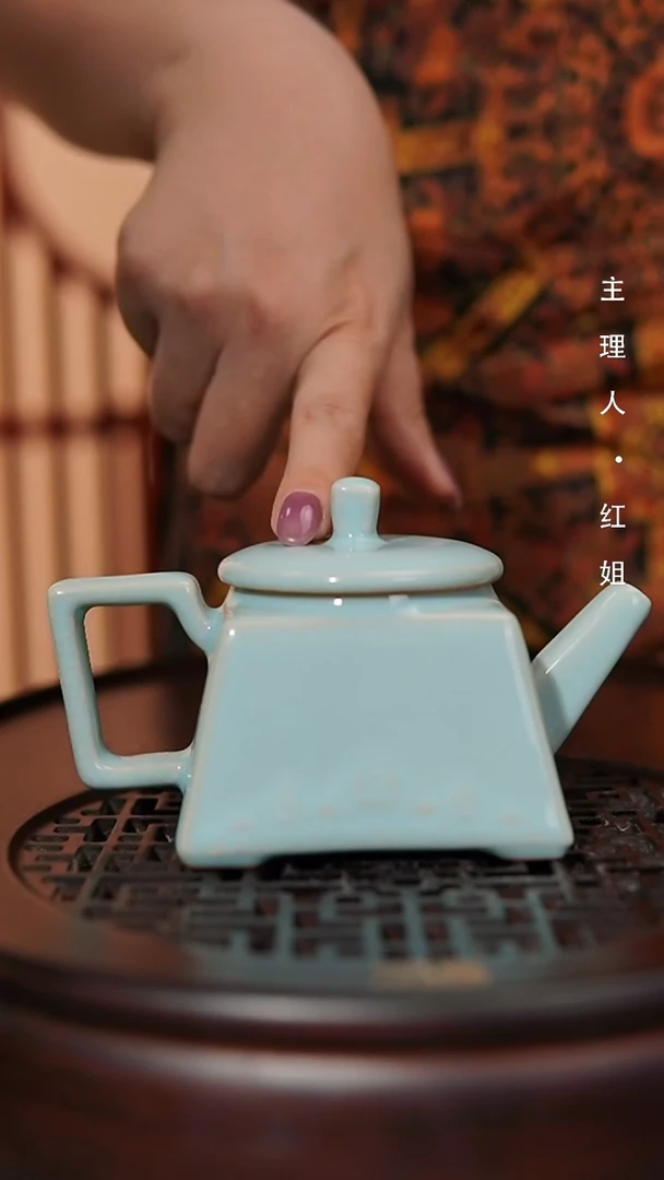 瓷片.原产地原矿釉汝瓷微瑕