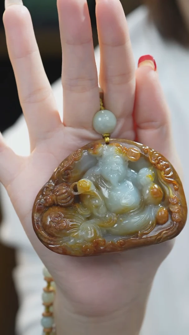 【闪购商品】和田玉吊坠未镶嵌财神爷