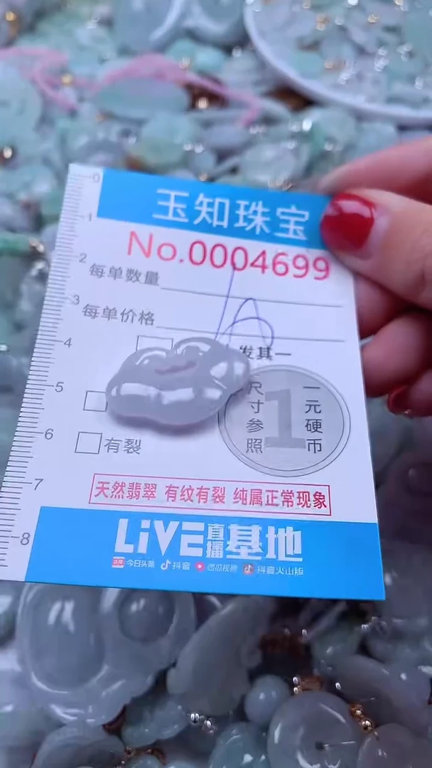 吊坠(不含链)未镶嵌翡翠4699