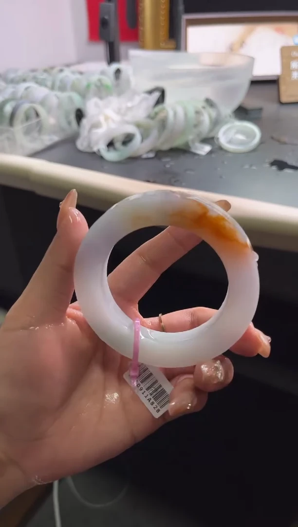 未镶嵌手镯定制翡翠53-633「定制不退不换」