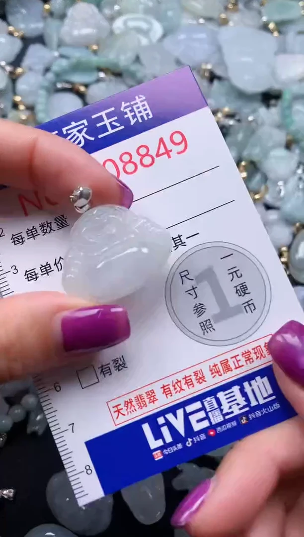 颈饰未镶嵌翡翠8849