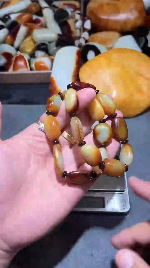 【闪购商品】和田玉手串未镶嵌YL-LL-1.21-5多样性发货