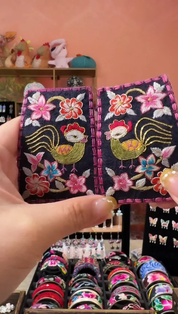 织绣艺枝独绣老绣饰品65