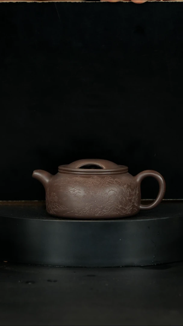 【闪购商品】紫砂茶壶正价3500全手工大水潭天青牛盖