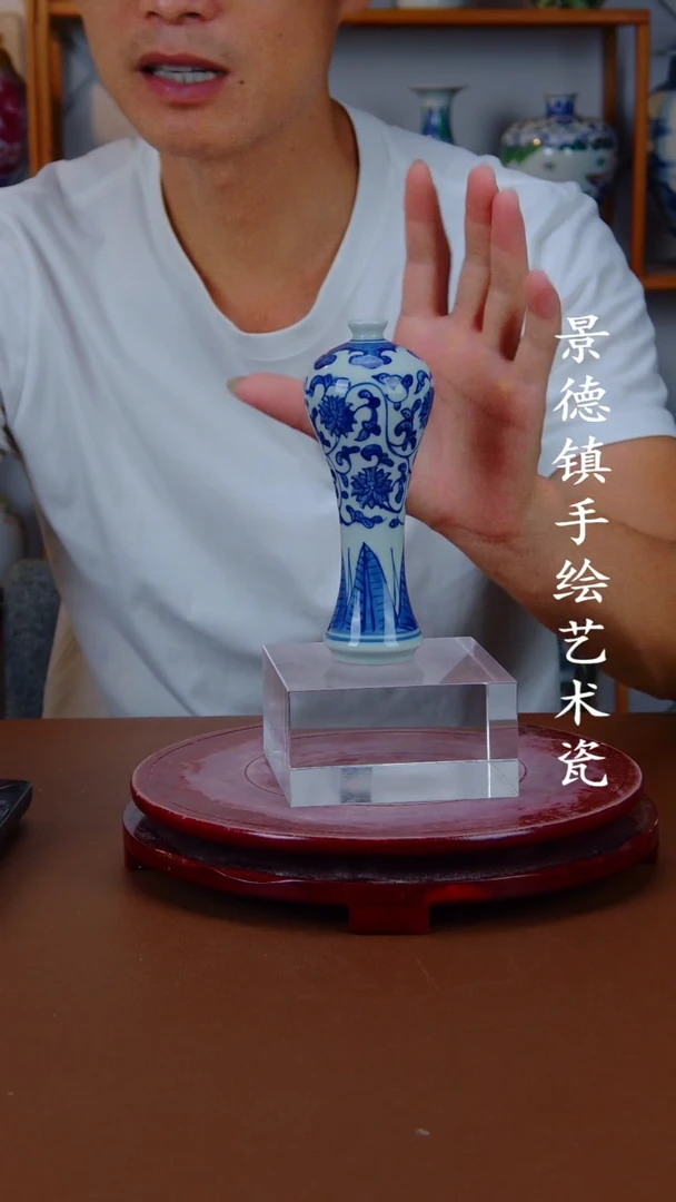 摆件景德镇手工手绘陶瓷摆件15