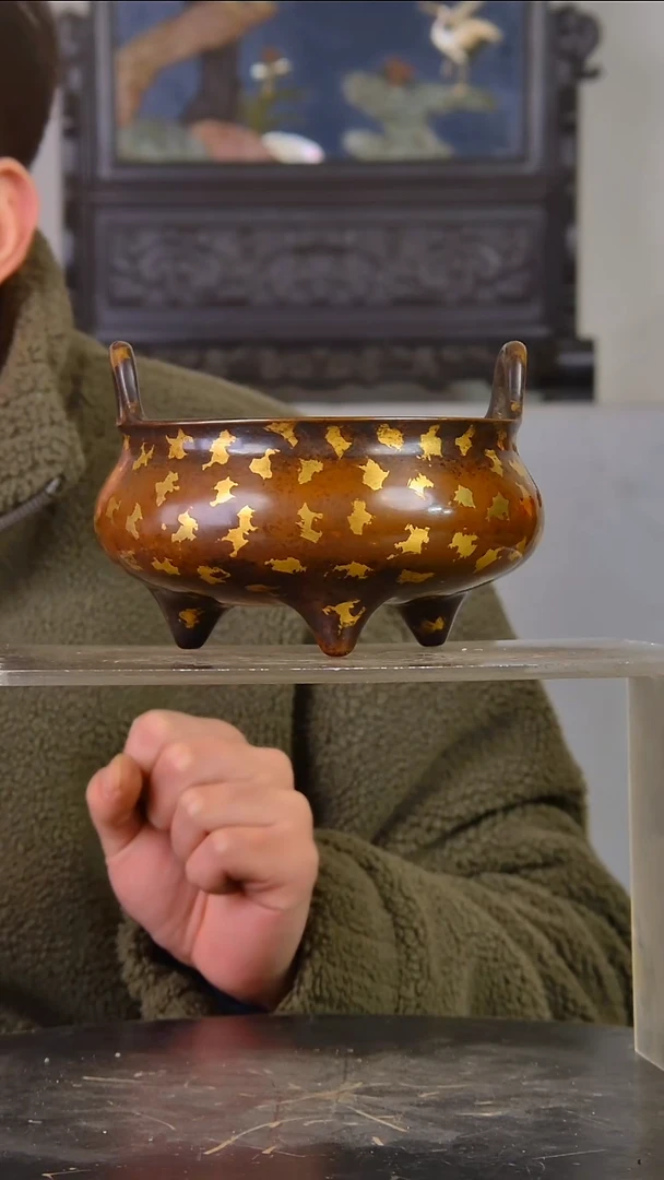 虞*华精美香炉放漏结缘232.