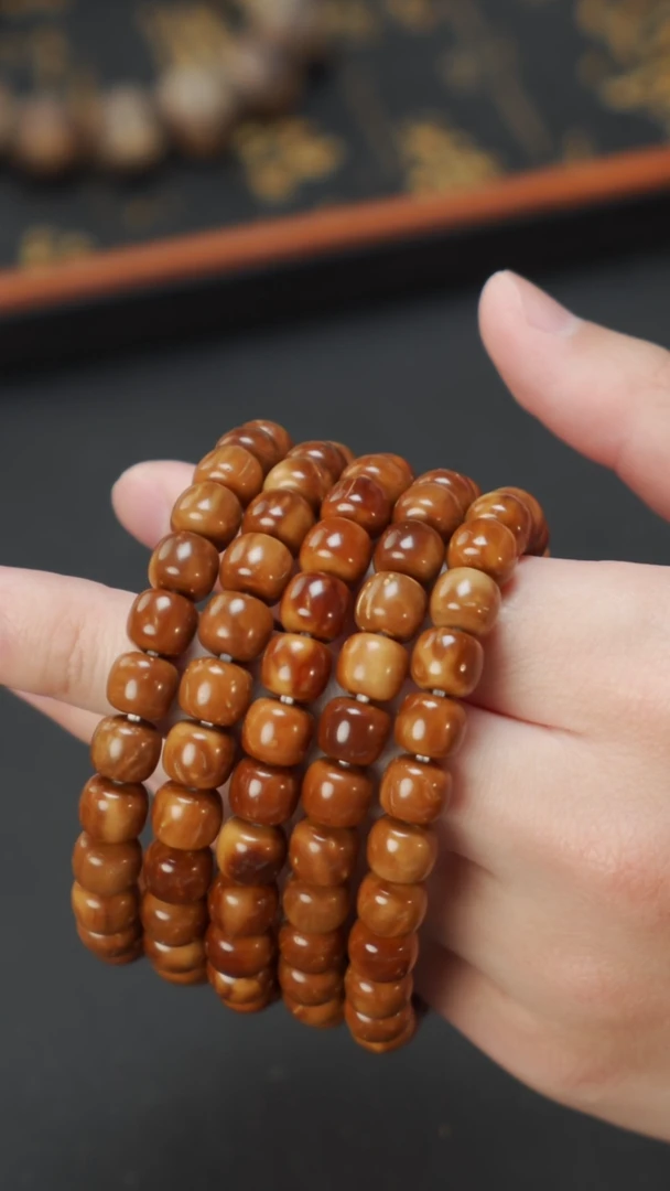 紫金鼠手串实心库克老型9