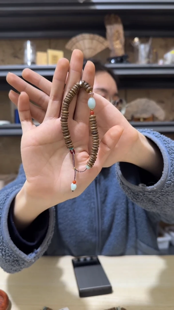 【闪购商品】沉香手串33号加里曼丹片片珠野料手串